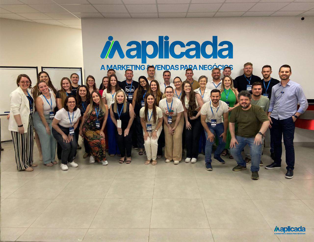 Turma 1 IA Aplicada — foto em grupo